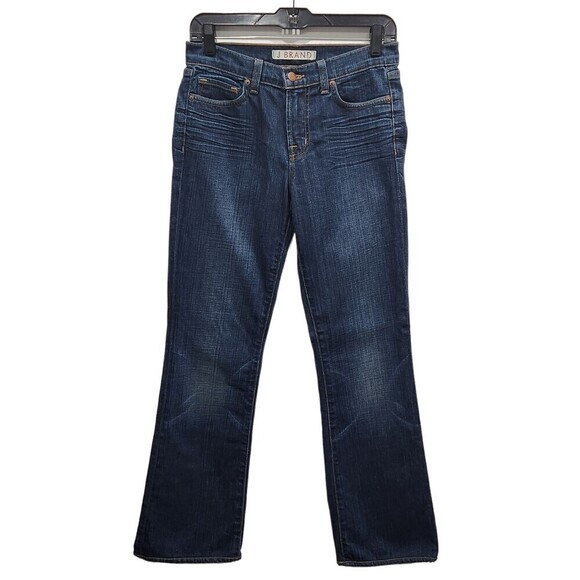 J Brand Mid Rise Straight Leg Medium Wash Jeans, 27 - Picture 1 of 9